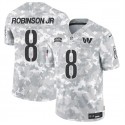 Washington Commanders #8 Brian Robinson Jr. Arctic Camo 2024 F.U.S.E. Salute To Service Limited Stitched Jersey