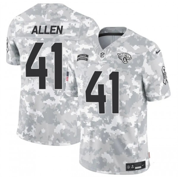 Jacksonville Jaguars #41 Josh Hines-Allen Arctic Camo 2024 F.U.S.E. Salute To Service Limited Stitched Jersey