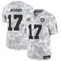 Las Vegas Raiders #17 Davante Adams Arctic Camo 2024 F.U.S.E. Salute To Service Limited Stitched Jersey