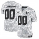 Houston Texans Custom Arctic Camo 2024 F.U.S.E. Salute To Service Limited Stitched Jersey