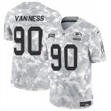 Green Bay Packers #90 Lukas Van Ness Arctic Camo 2024 F.U.S.E. Salute To Service Limited Stitched Jersey