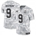 Green Bay Packers #9 Christian Watson Arctic Camo 2024 F.U.S.E. Salute To Service Limited Stitched Jersey