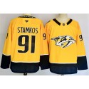 Nashville Predators #91 Steven Stamkos Gold 2024-25 Home Stitched Jersey