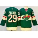 Minnesota Wild #29 Marc-Andre Fleury Green 2024-25 Home Stitched Jersey