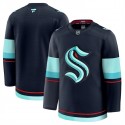 Seattle Kraken Blank Navy 2024-25 Home Stitched Jersey