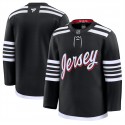 New Jersey Devils Blank Black 2024-25 Alternate Stitched Jersey
