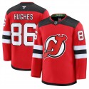 New Jersey Devils #86 Jack Hughes Red 2024-25 Home Stitched Jersey
