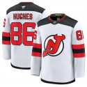New Jersey Devils #86 Jack Hughes White 2024-25 Away Stitched Jersey