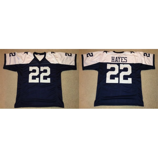 Dallas Cowboys #22 Bob Hayes Navy White Thanksgiving Stitched Jersey