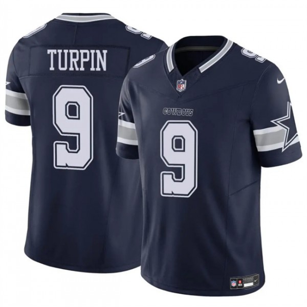 Dallas Cowboys #9 KaVontae Turpin Navy 2023 F.U.S.E. Vapor Untouchable Limited Stitched Jersey