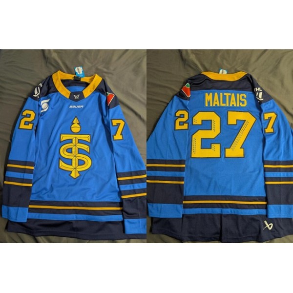 Toronto Sceptres Custom Blue Stitched Jersey