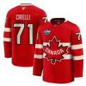 Canada #71 Anthony Cirelli Red 2025 4 Nations Face-Off Premium Stitched Jersey