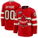 Canada Custom Red 2025 4 Nations Face-Off Premium Stitched Jersey