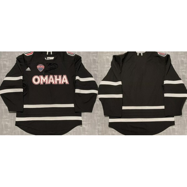 Omaha Mavericks Black Stitched Jersey