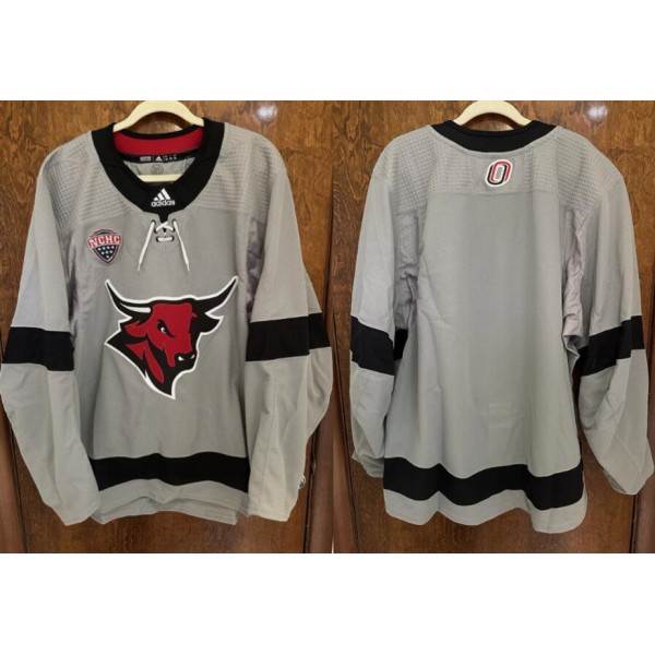 Omaha Mavericks Gray Stitched Jersey