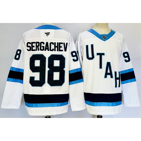 Utah Club Custom White Stitched Jersey