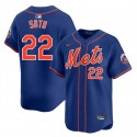 New York Mets #22 Juan Soto Royal 2024 Alternate Limited Stitched Jersey