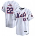 New York Mets #22 Juan Soto White Cool Base Stitched Jersey