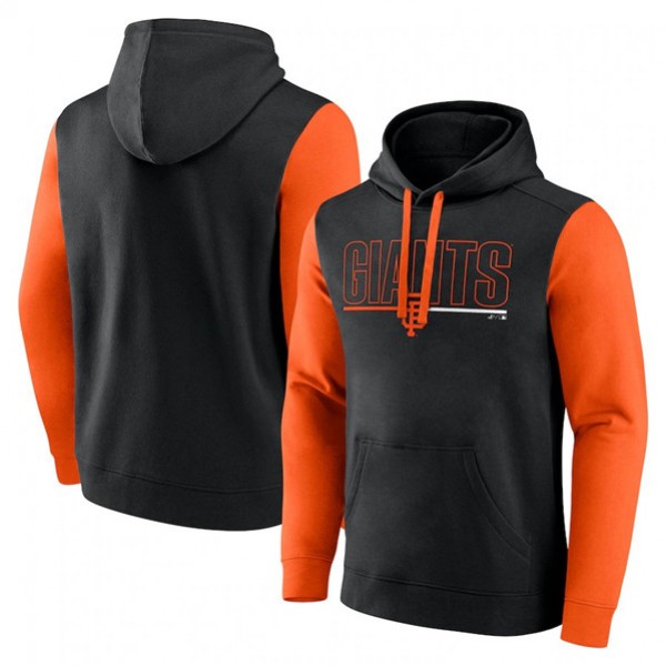 San Francisco Giants Black Outline Fleece Pullover Hoodie
