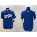 Los Angeles Dodgers Blank Royal 2024 World Series Champions With Fernando Memorial Patch Alternate Limited Stitched Jersey