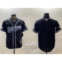 Los Angeles Dodgers Blank Black 2024 World Series Champions Limited Stitched Jersey