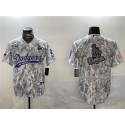 Los Angeles Dodgers Team Big Logo 2024 Arctic Camo Stitched Jersey