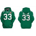 Philadelphia Eagles #33 Cooper DeJean Green 2025 Super Bowl LIX Patch Pullover Hoodie