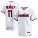 Cleveland Guardians #11 Jose Ramirez White Home Limited Stitched Jersey