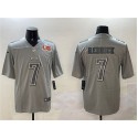 Philadelphia Eagles #7 Haason Reddick Gray 2025 Super Bowl LIX Patch Atmosphere Fashion Vapor Untouchable Limited Stitched Jersey