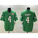 Philadelphia Eagles #4 Jake Elliott Green 2025 Super Bowl LIX Patch F.U.S.E. Throwback Vapor Untouchable Limited Stitched Jersey