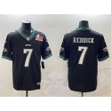 Philadelphia Eagles #7 Haason Reddick Black 2025 Super Bowl LIX Patch Vapor Untouchable Limited Stitched Jersey