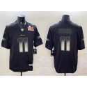 Philadelphia Eagles #11 A. J. Brown Black 2025 Super Bowl LIX Patch Smoke Fashion Vapor Untouchable Limited Stitched Jersey