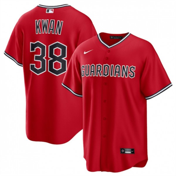 Cleveland Guardians #38 Steven Kwan Red Cool Base Limited Stitched Jersey