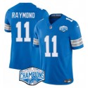 Detroit Lions #11 Kalif Raymond Blue 2024 NFC North Champions F.U.S.E. Vapor Limited Stitched Jersey