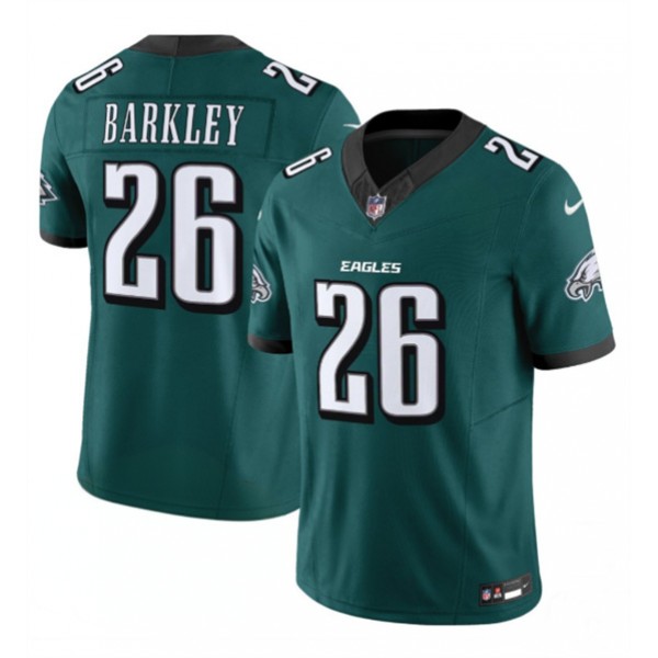 Philadelphia Eagles #26 Saquon Barkley Green 2024 New F.U.S.E. Vapor Untouchable Limited Stitched Jersey