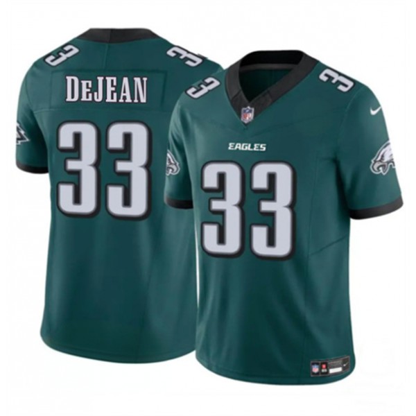 Philadelphia Eagles #33 Cooper DeJean Green 2024 New F.U.S.E. Vapor Untouchable Limited Stitched Jersey
