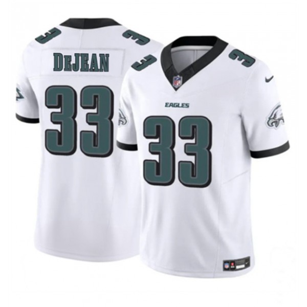 Philadelphia Eagles #33 Cooper DeJean White 2024 New F.U.S.E. Vapor Untouchable Limited Stitched Jersey