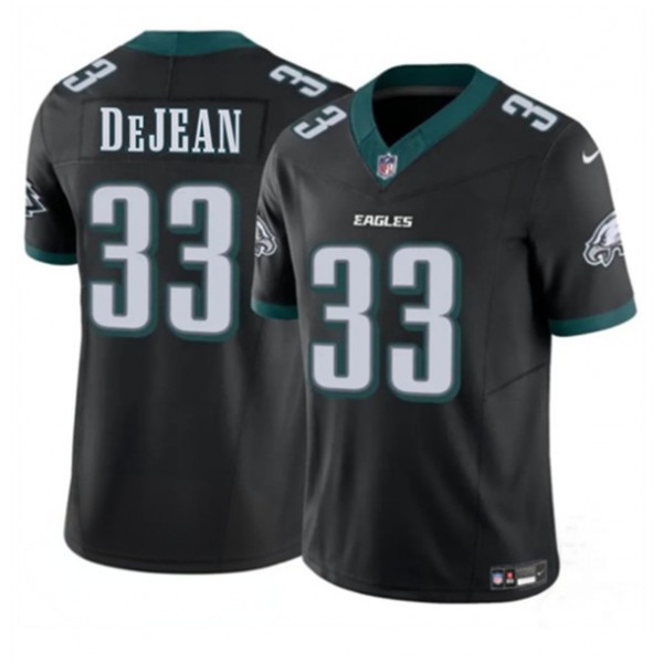 Philadelphia Eagles #33 Cooper DeJean Black 2024 New F.U.S.E. Vapor Untouchable Limited Stitched Jersey
