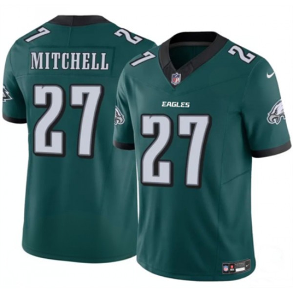Philadelphia Eagles #27 Quinyon Mitchell Green 2024 New F.U.S.E. Vapor Untouchable Limited Stitched Jersey