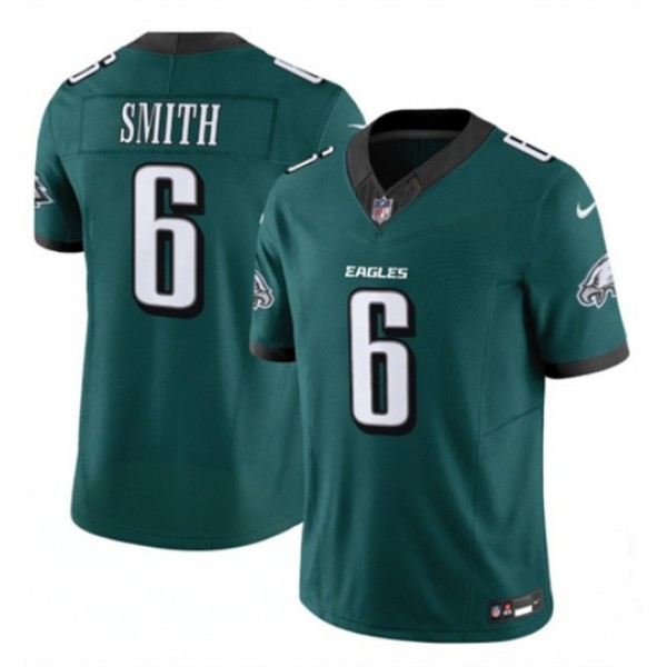 Philadelphia Eagles #6 DeVonta Smith Green 2024 New F.U.S.E. Vapor Untouchable Limited Jersey