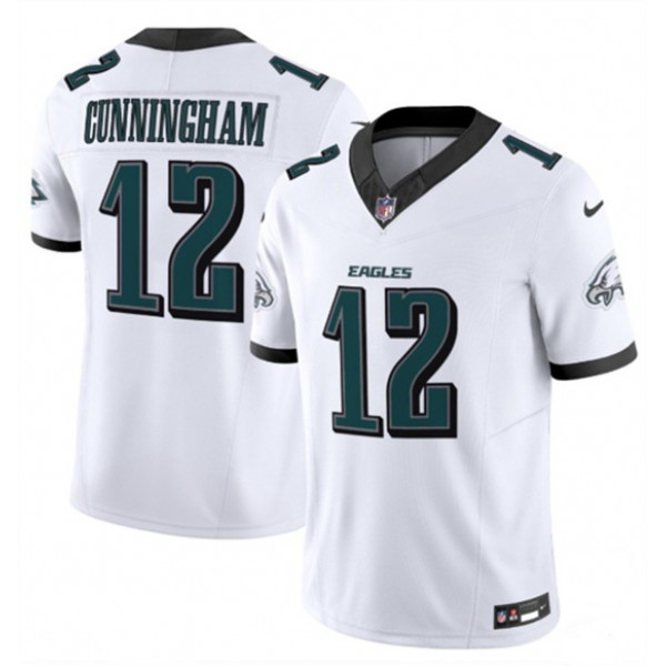 Philadelphia Eagles #12 Randall Cunningham White 2024 New F.U.S.E. Vapor Untouchable Limited Jersey