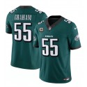 Philadelphia Eagles #55 Brandon Graham Green 2024 With 4-Star C Patch F.U.S.E. Vapor Untouchable Limited Jersey