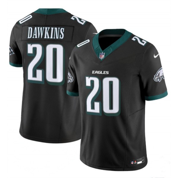 Philadelphia Eagles #20 Brian Dawkins Black 2024 New F.U.S.E. Vapor Untouchable Limited Jersey