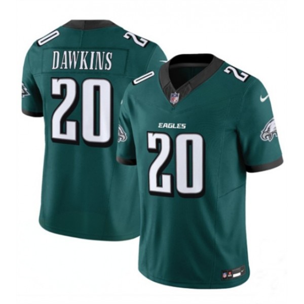 Philadelphia Eagles #20 Brian Dawkins Green 2024 New F.U.S.E. Vapor Untouchable Limited Jersey