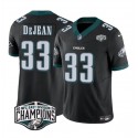 Philadelphia Eagles #33 Cooper DeJean Black 2024 New NFC East Champions F.U.S.E. Vapor Untouchable Limited Stitched Jersey