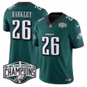Philadelphia Eagles #26 Saquon Barkley Green 2024 New NFC East Champions F.U.S.E. Vapor Untouchable Limited Stitched Jersey