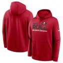 Tampa Bay Buccaneers Red 2024 NFC South Champions Locker Room Trophy Collection Pullover Hoodie