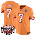 Tampa Bay Buccaneers #7 Bucky Irving Orange 2024 F.U.S.E. NFC South Division Champions Limited Stitched Jersey