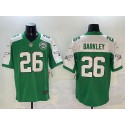 Philadelphia Eagles #26 Saquon Barkley Green White 2024 F.U.S.E. With Patch Vapor Untouchable Limited Stitched Jersey