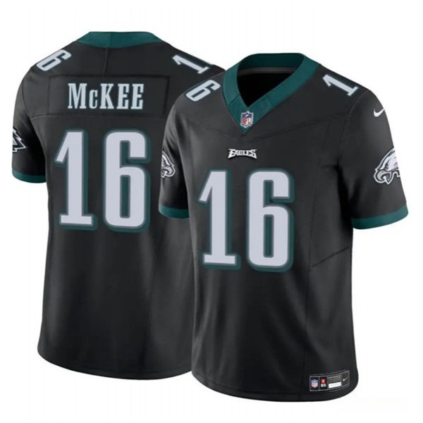 Philadelphia Eagles #16 Tanner McKee Black F.U.S.E. Vapor Untouchable Limited Stitched Jersey